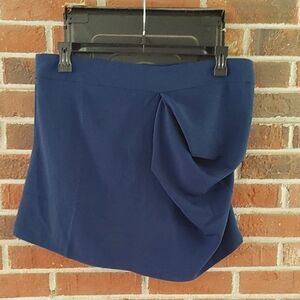 Anna Cate Medieval Blue Mini Skirt Size L